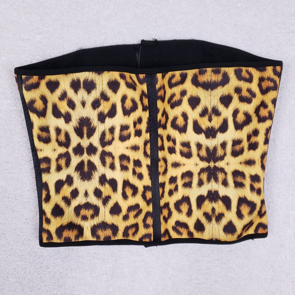 Ann Chery Waist Trainer 36 Leopard Print Workout Cincher Faja Compression Shapew